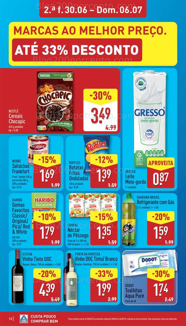 Antevisão Folheto ALDI Promoções de 30 junho a 6 julho all