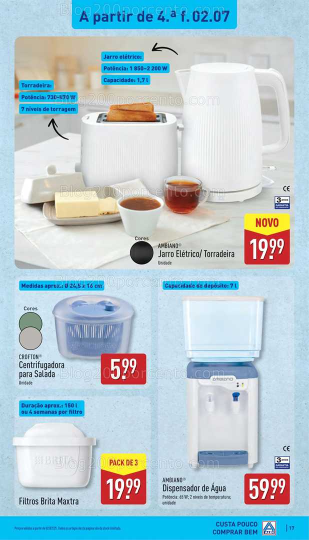 Antevisão Folheto ALDI Promoções de 30 junho a 6 julho all