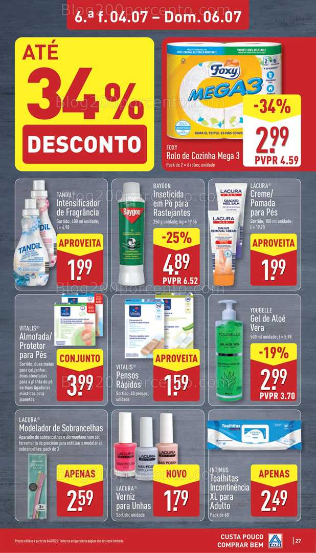 Antevisão Folheto ALDI Promoções de 30 junho a 6 julho all
