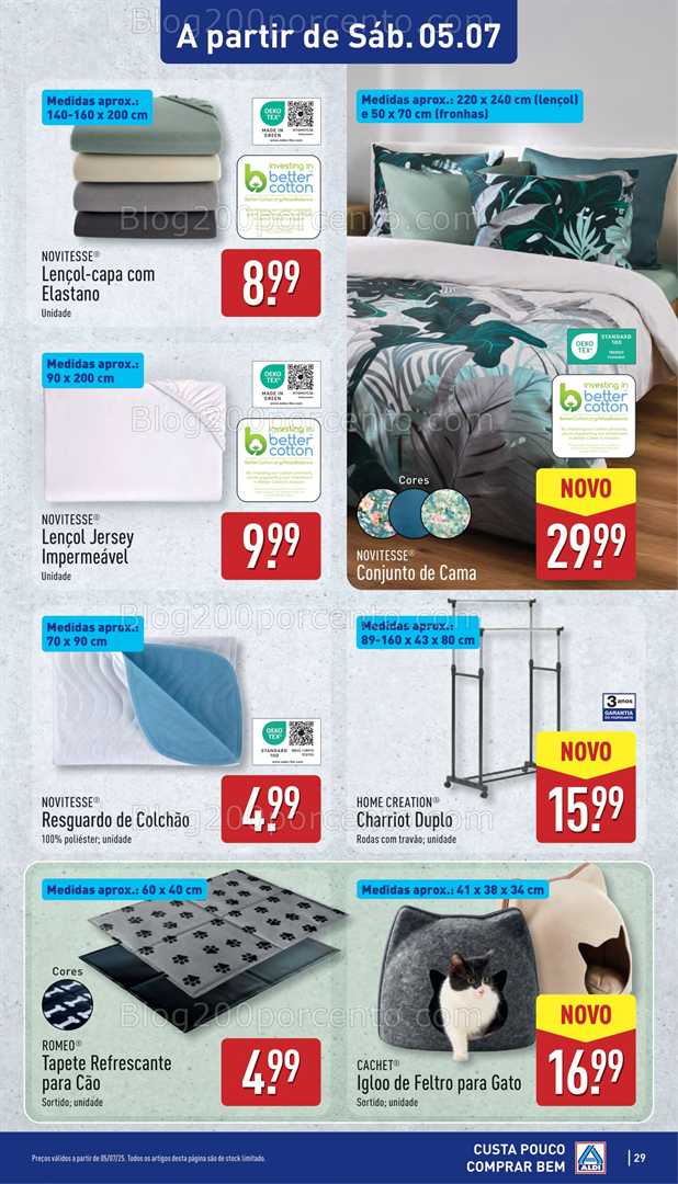 Antevisão Folheto ALDI Bazar Promoções a partir de 5 julho bazar 5 julho