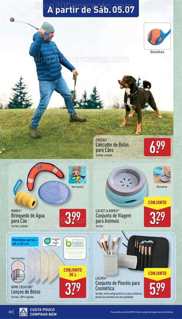 Antevisão Folheto ALDI Bazar Promoções a partir de 5 julho bazar 5 julho