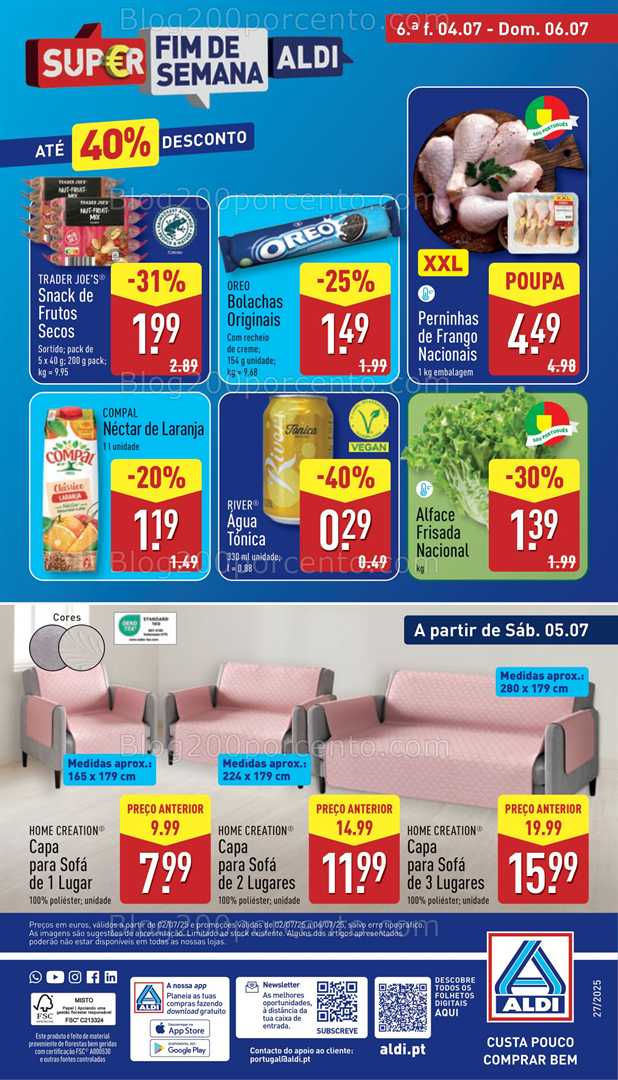 Antevisão Folheto ALDI Bazar Promoções a partir de 5 julho bazar 5 julho