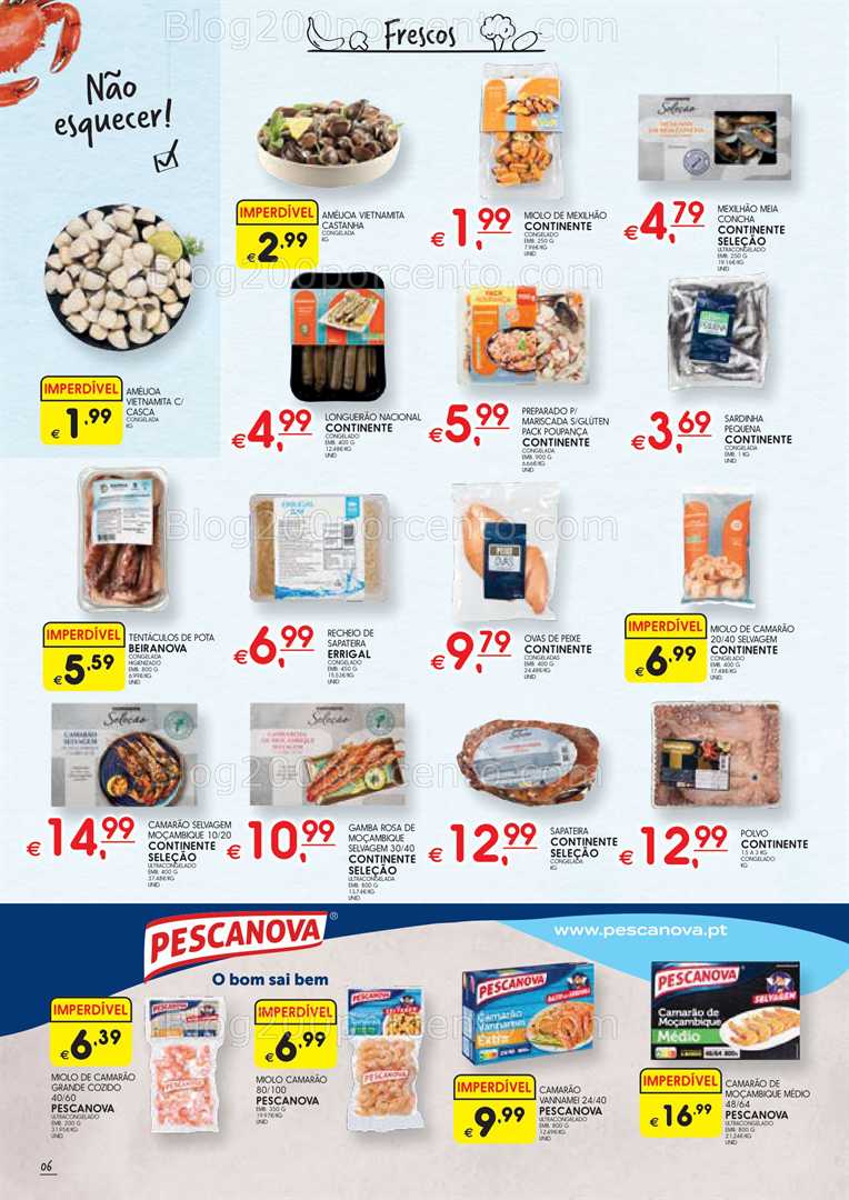 Antevisão Folheto MEU SUPER Especial Mariscos Promoções até 23 junho all