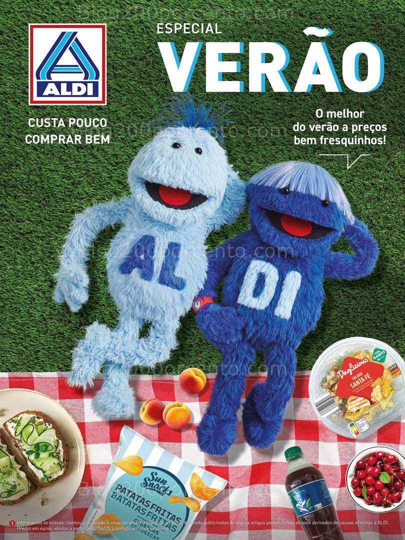 Antevisão Folheto ALDI Especial Verão Promoções a partir de 6 junho all