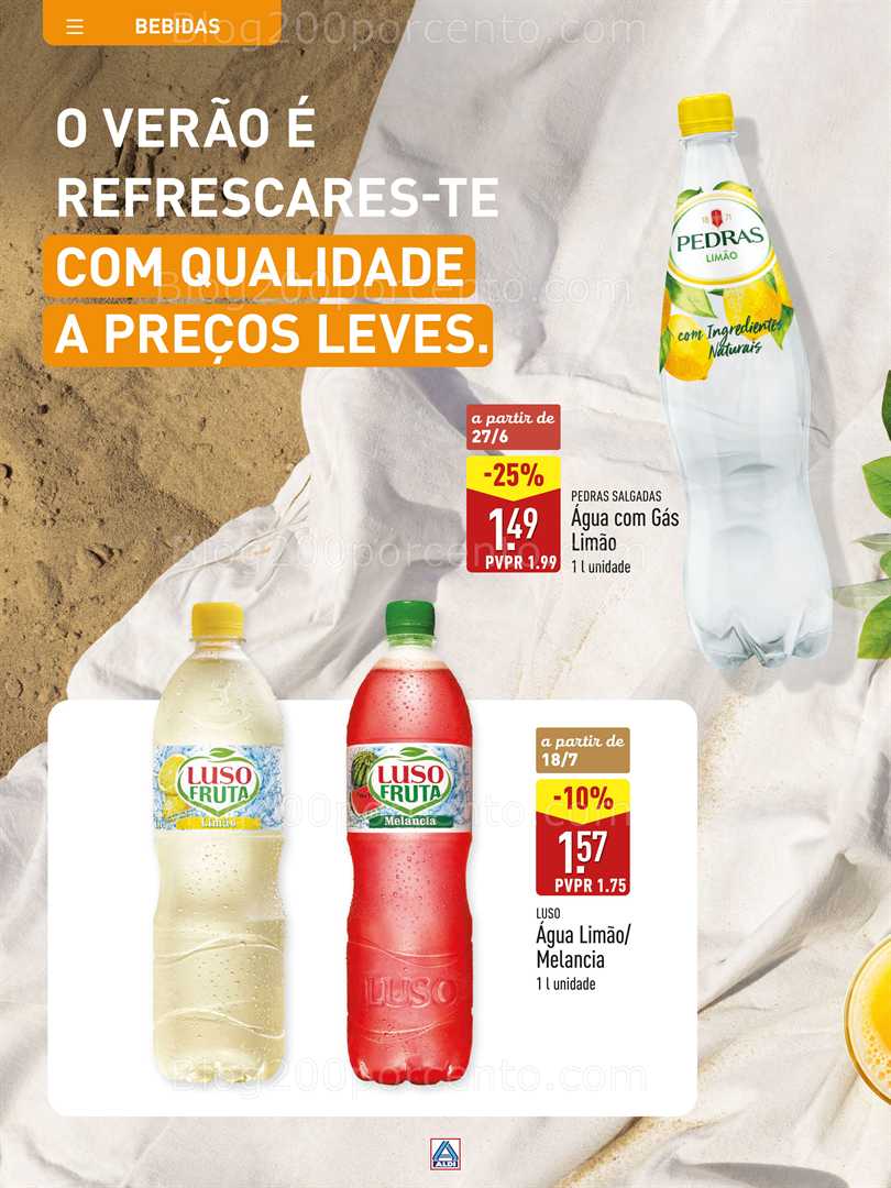 Antevisão Folheto ALDI Especial Verão Promoções a partir de 6 junho all