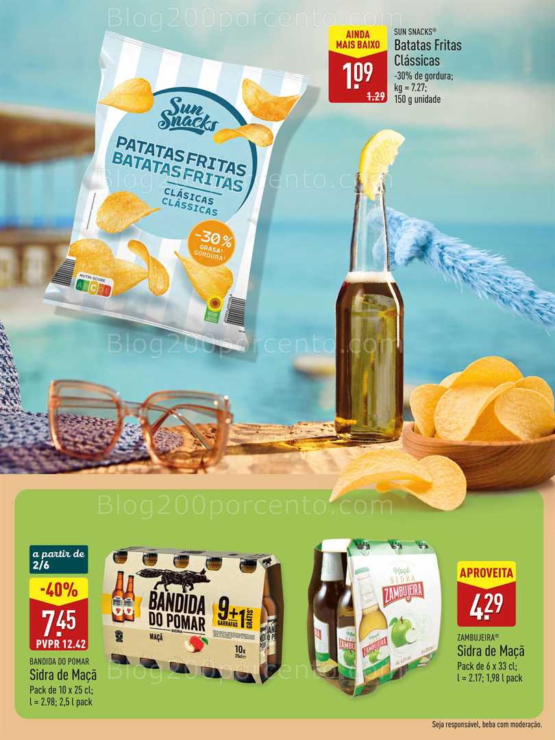 Antevisão Folheto ALDI Especial Verão Promoções a partir de 6 junho all