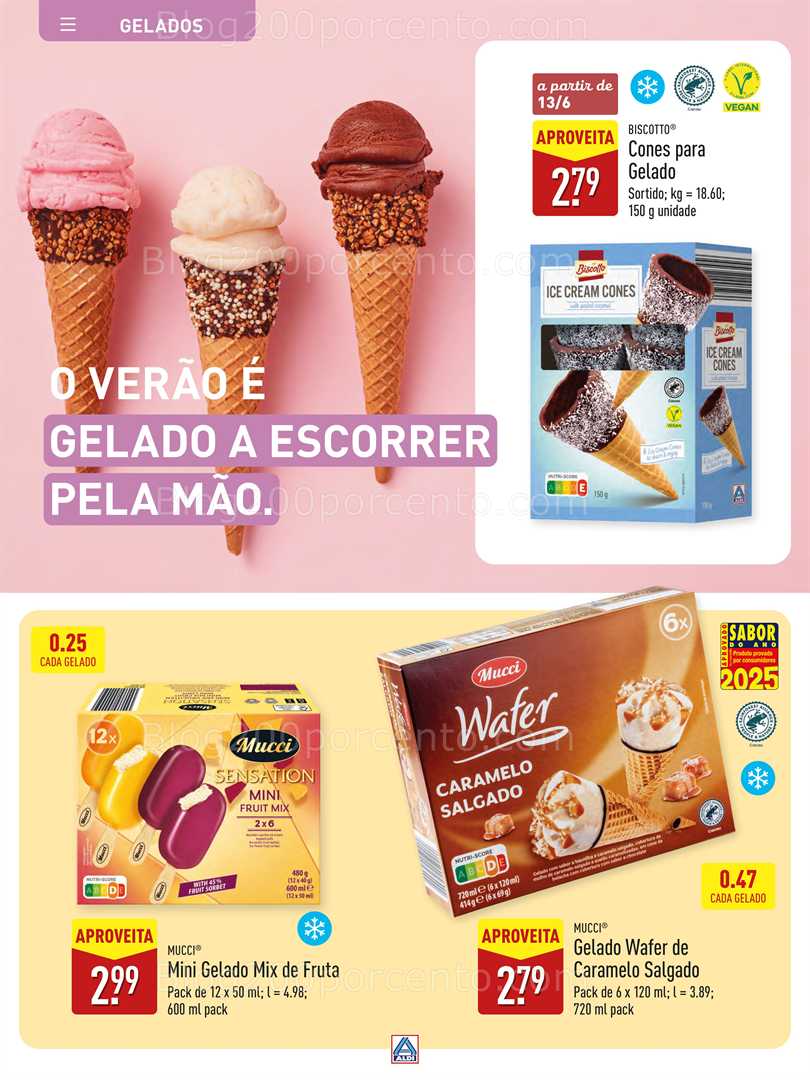 Antevisão Folheto ALDI Especial Verão Promoções a partir de 6 junho all