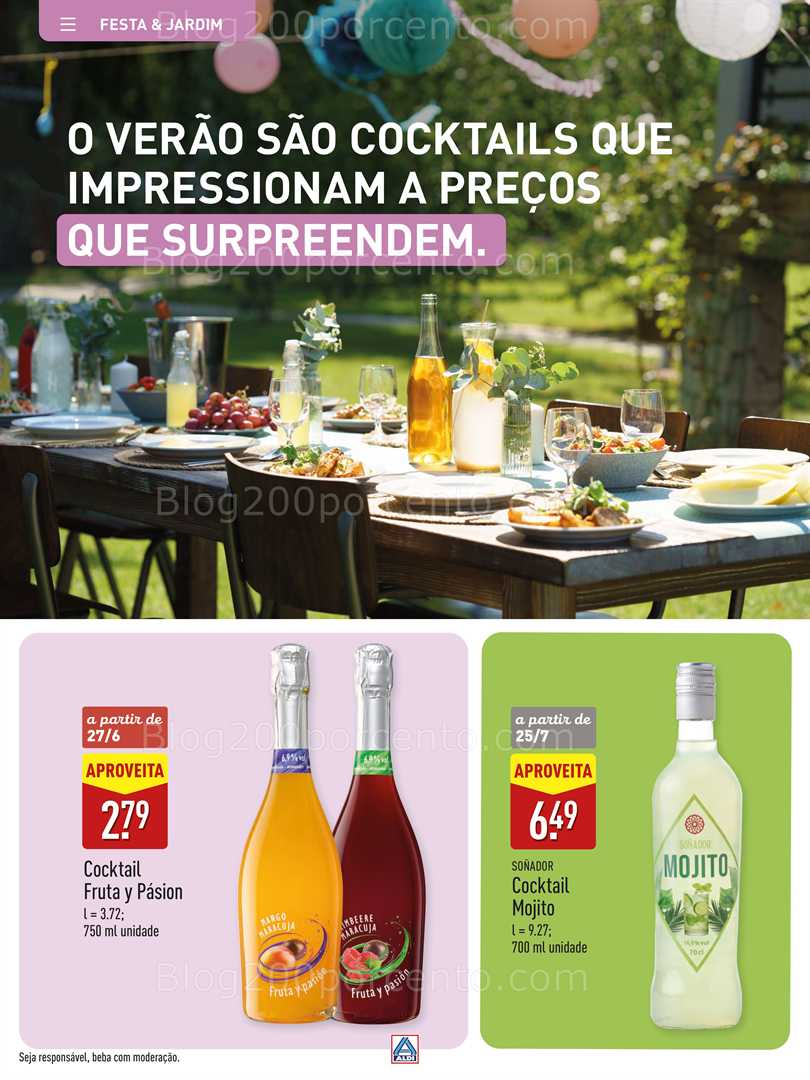 Antevisão Folheto ALDI Especial Verão Promoções a partir de 6 junho all