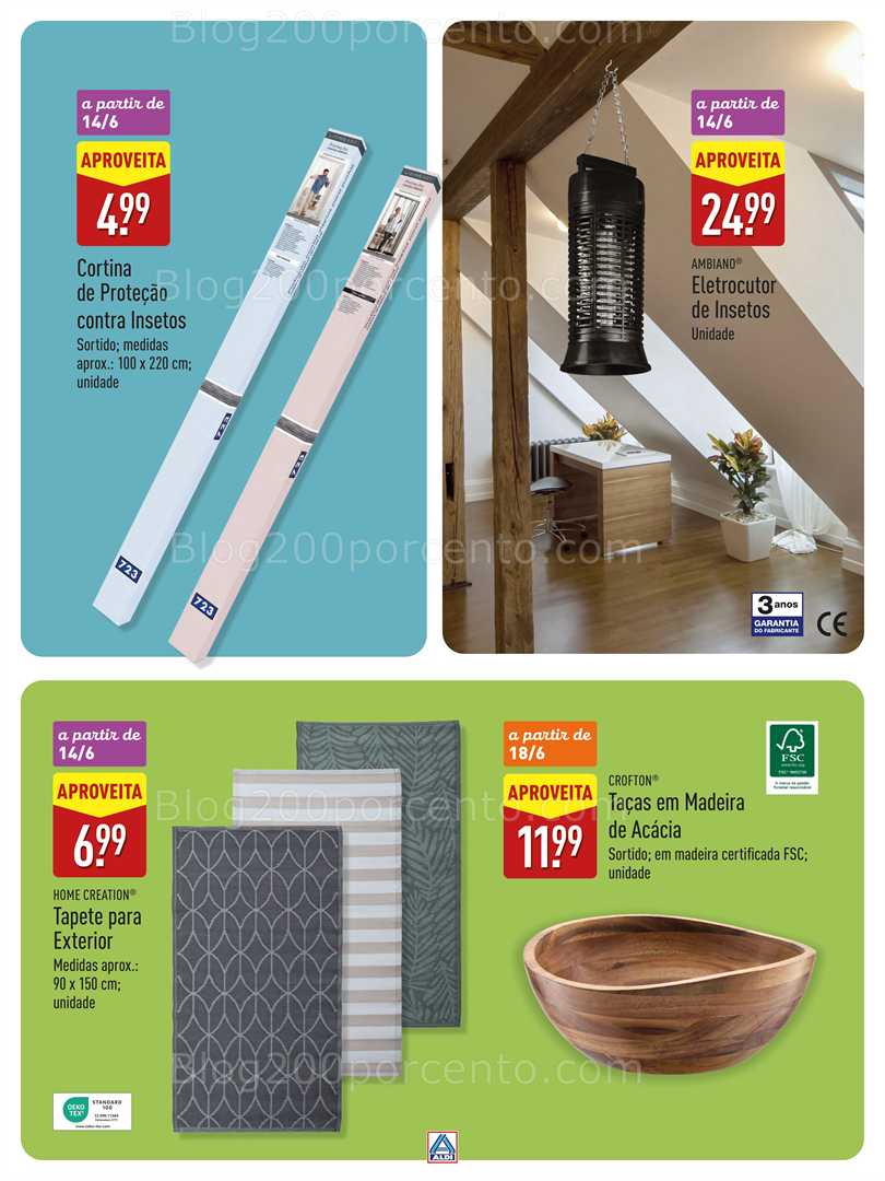 Antevisão Folheto ALDI Especial Verão Promoções a partir de 6 junho all