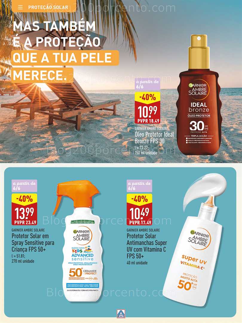 Antevisão Folheto ALDI Especial Verão Promoções a partir de 6 junho all