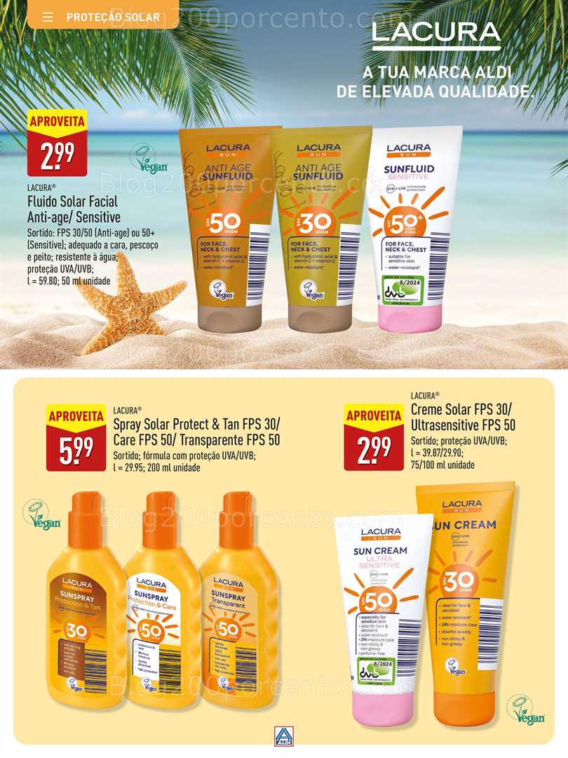 Antevisão Folheto ALDI Especial Verão Promoções a partir de 6 junho all