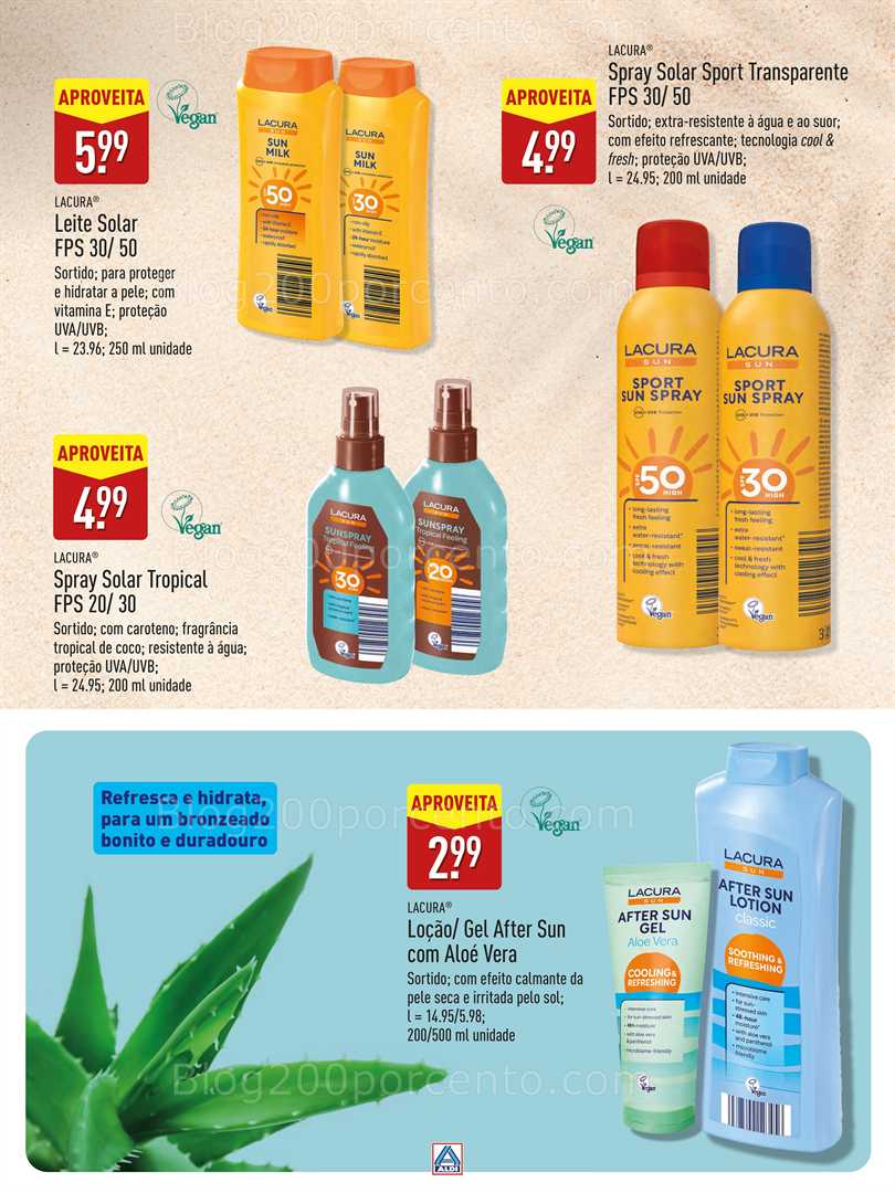 Antevisão Folheto ALDI Especial Verão Promoções a partir de 6 junho all