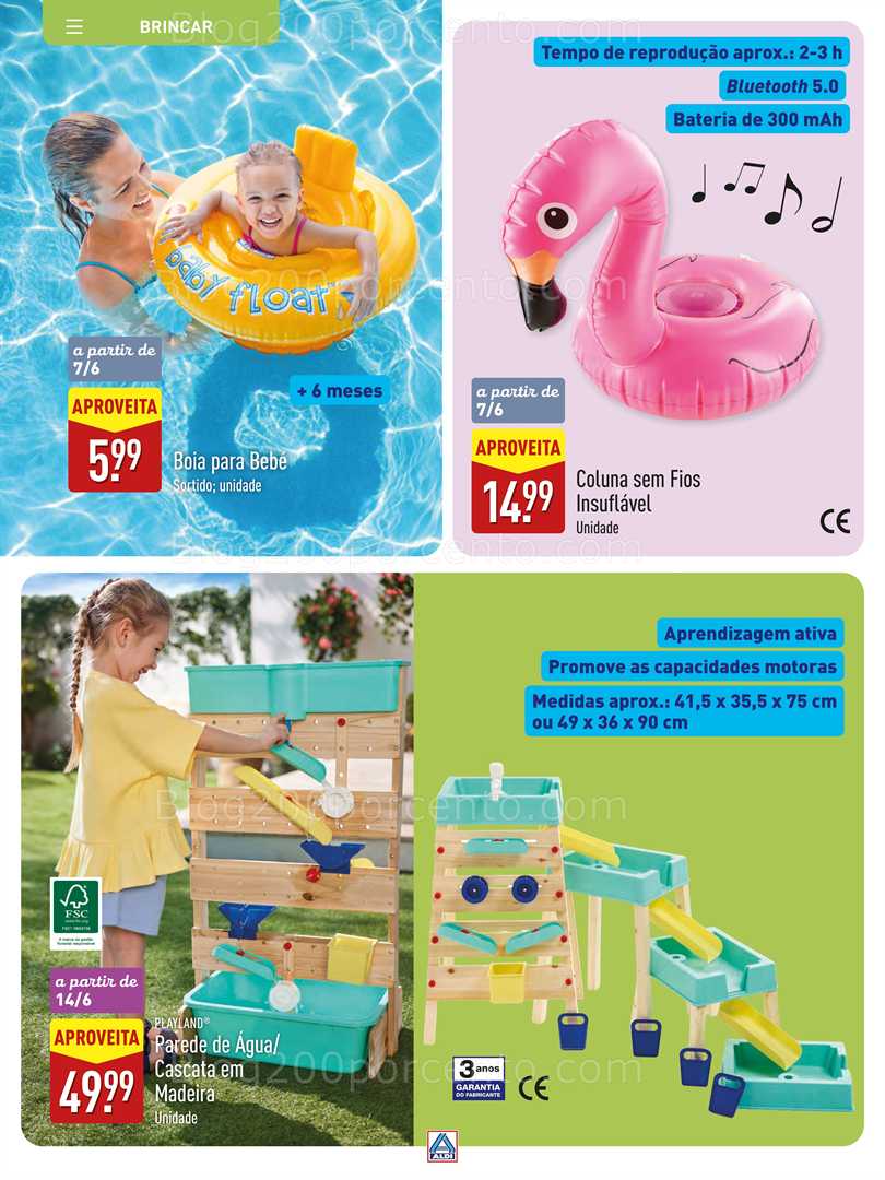 Antevisão Folheto ALDI Especial Verão Promoções a partir de 6 junho all