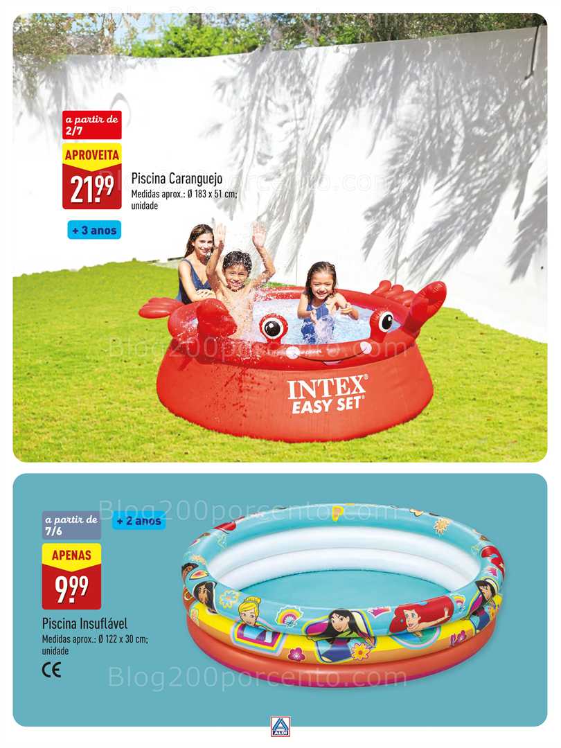 Antevisão Folheto ALDI Especial Verão Promoções a partir de 6 junho all