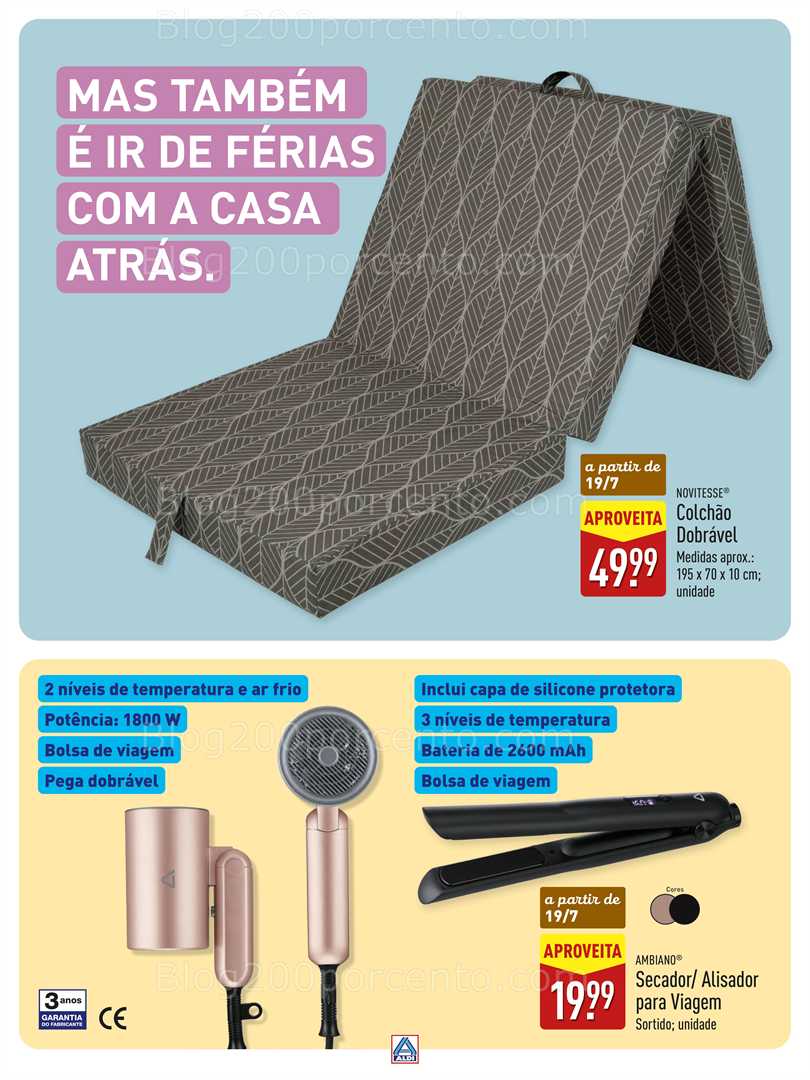 Antevisão Folheto ALDI Especial Verão Promoções a partir de 6 junho all