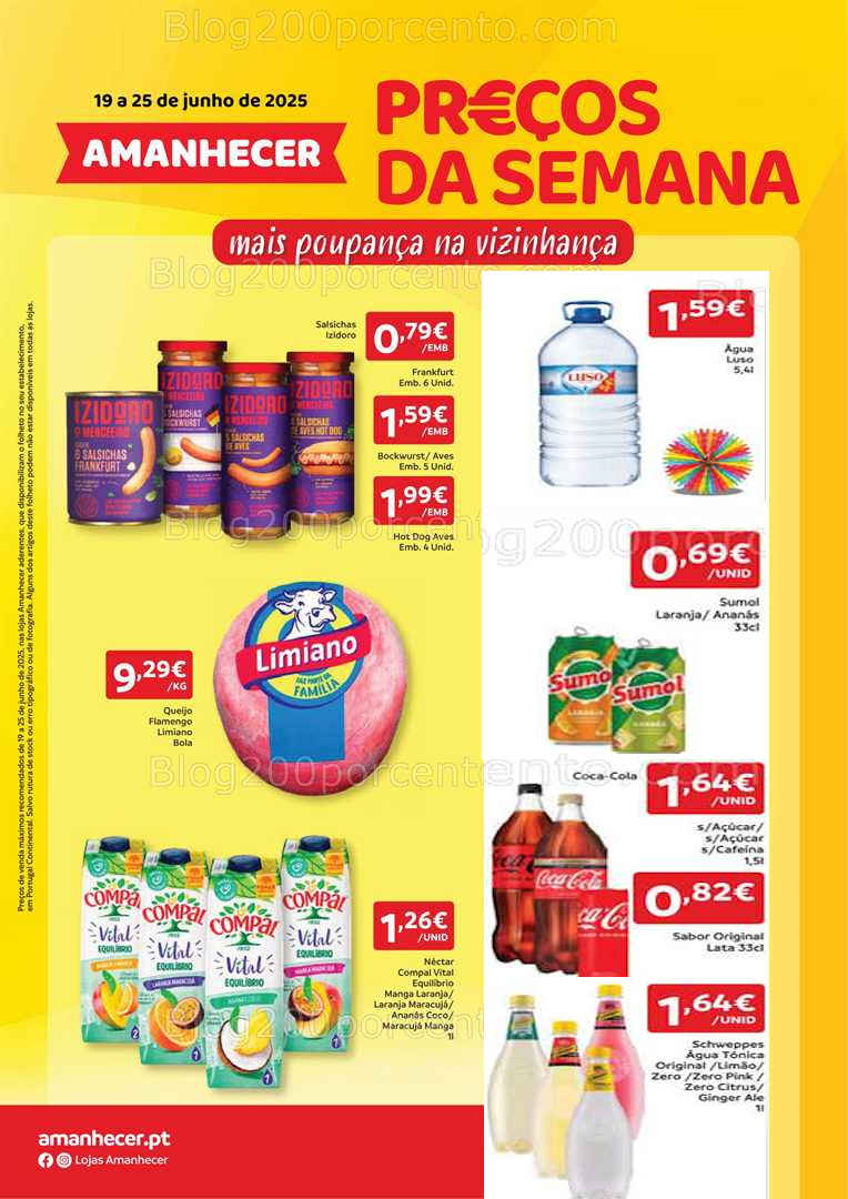 Antevisão Folheto AMANHECER Promoções de 19 a 25 junho all