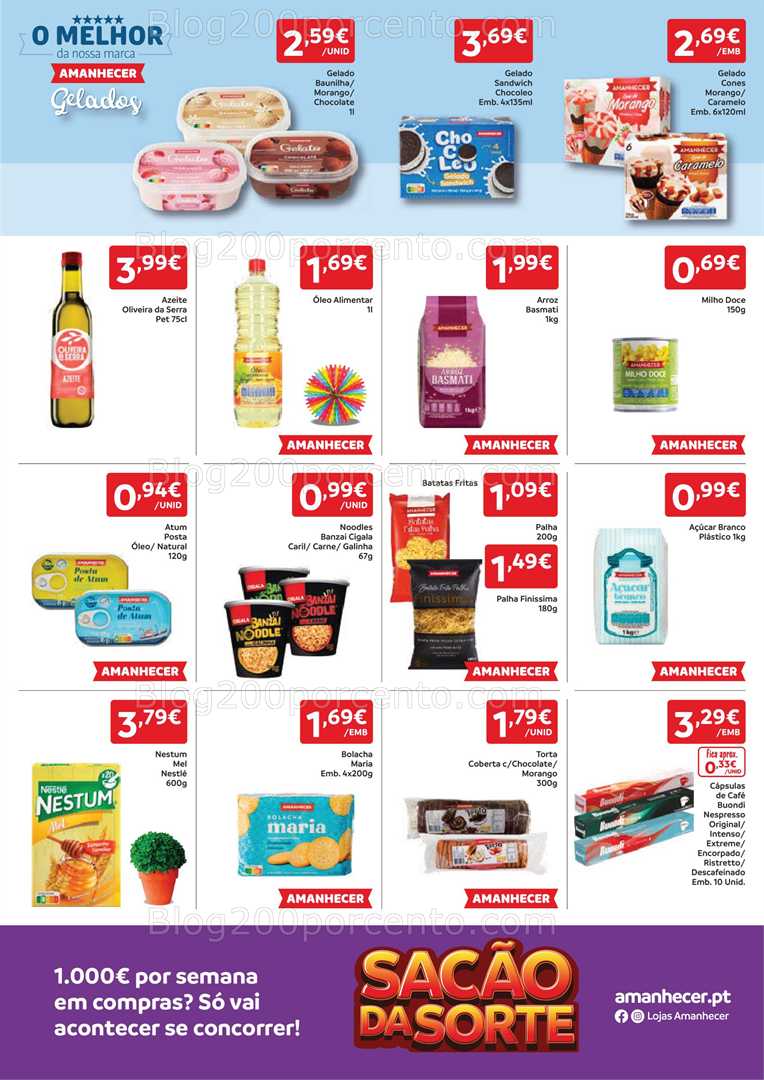 Antevisão Folheto AMANHECER Promoções de 19 a 25 junho all