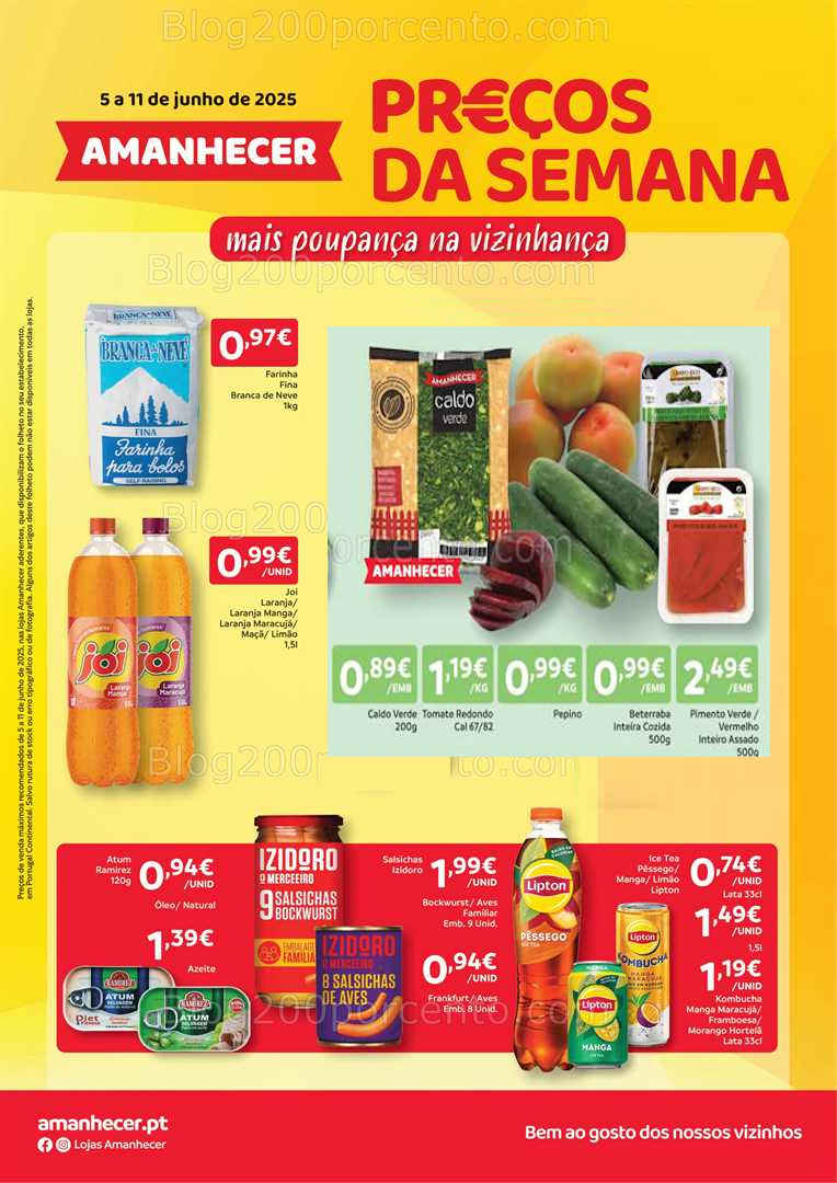 Antevisão Folheto AMANHECER Promoções de 5 a 11 junho all