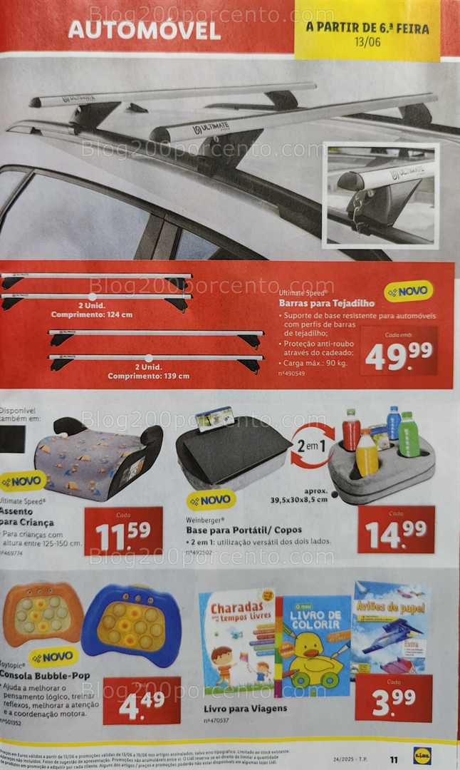 Antevisão Folheto LIDL Bazar Promoções de 13 a 19 junho bazar 13
