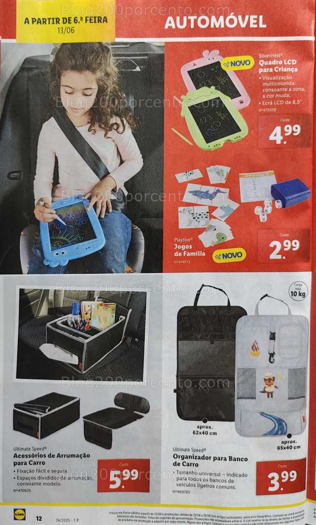 Antevisão Folheto LIDL Bazar Promoções de 13 a 19 junho bazar 13