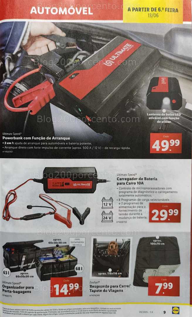 Antevisão Folheto LIDL Bazar Promoções de 13 a 19 junho bazar 13