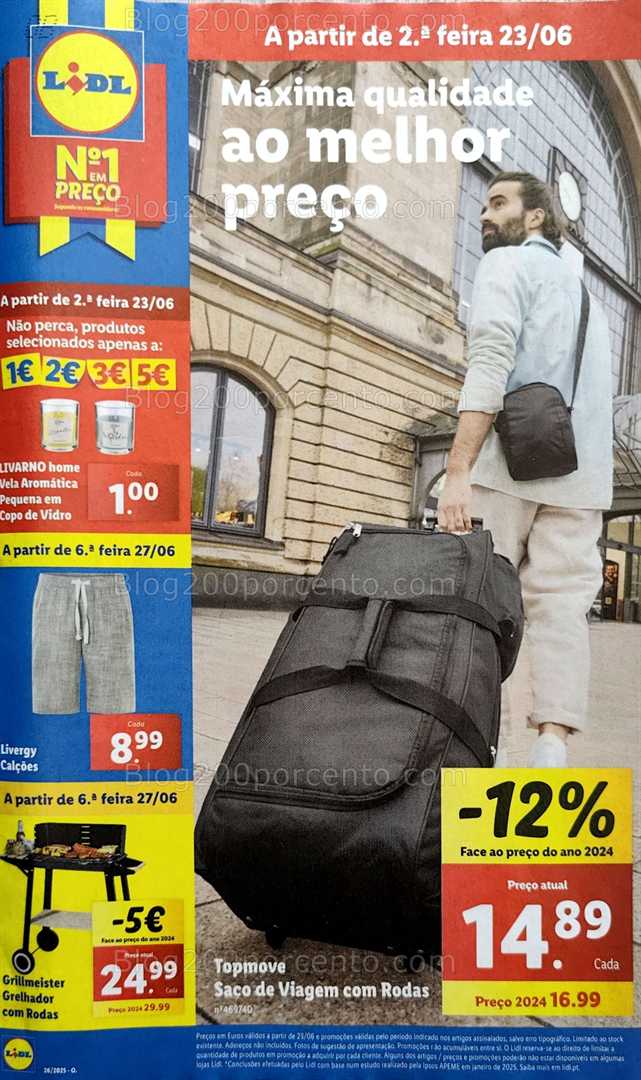 Antevisão Folheto LIDL Bazar Promoções de 23 junho a 3 julho all