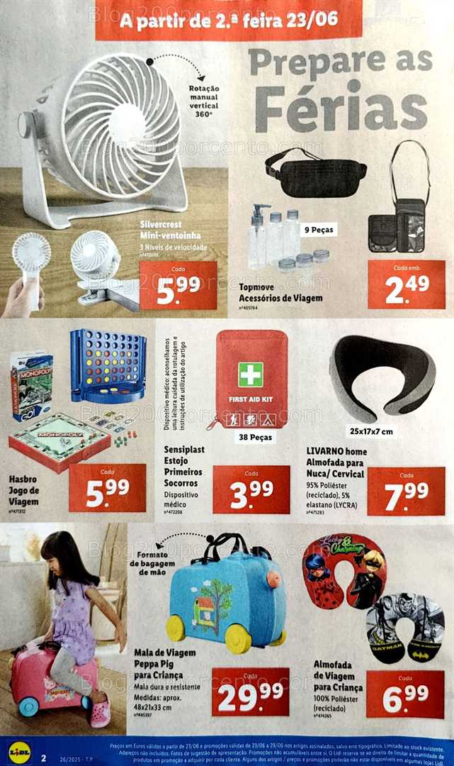 Antevisão Folheto LIDL Bazar Promoções de 23 junho a 3 julho all
