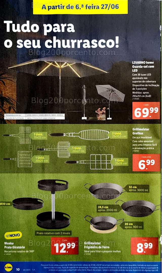 Antevisão Folheto LIDL Bazar Promoções de 23 junho a 3 julho bazar 27