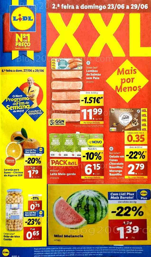 Antevisão Folheto LIDL Promoções de 23 a 29 junho all