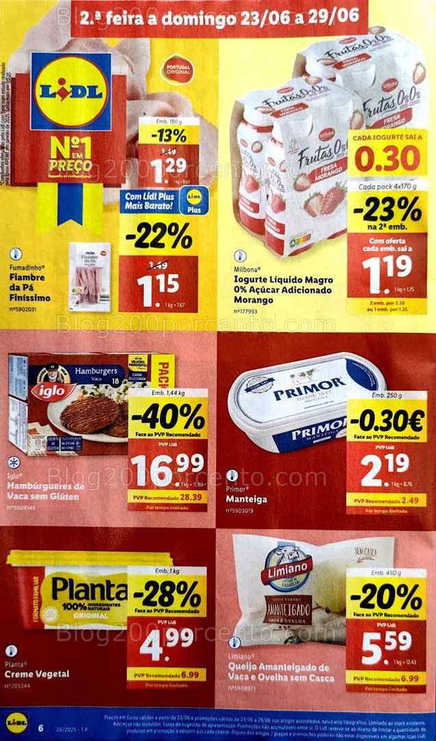 Antevisão Folheto LIDL Promoções de 23 a 29 junho all
