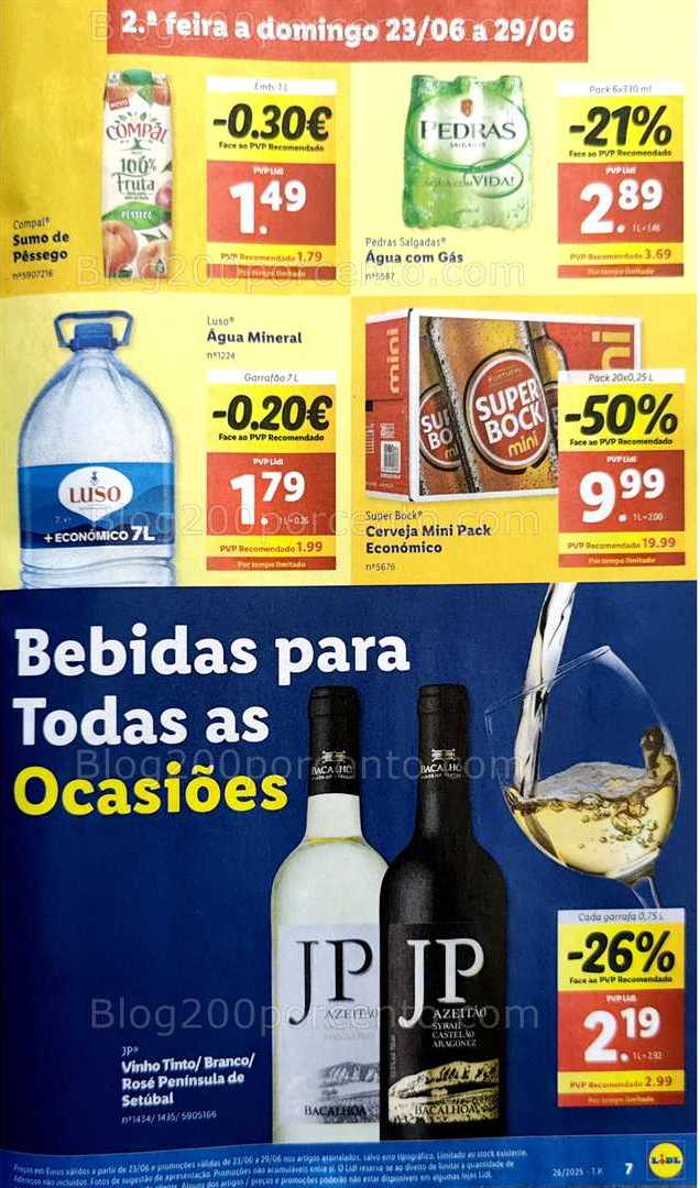 Antevisão Folheto LIDL Promoções de 23 a 29 junho all