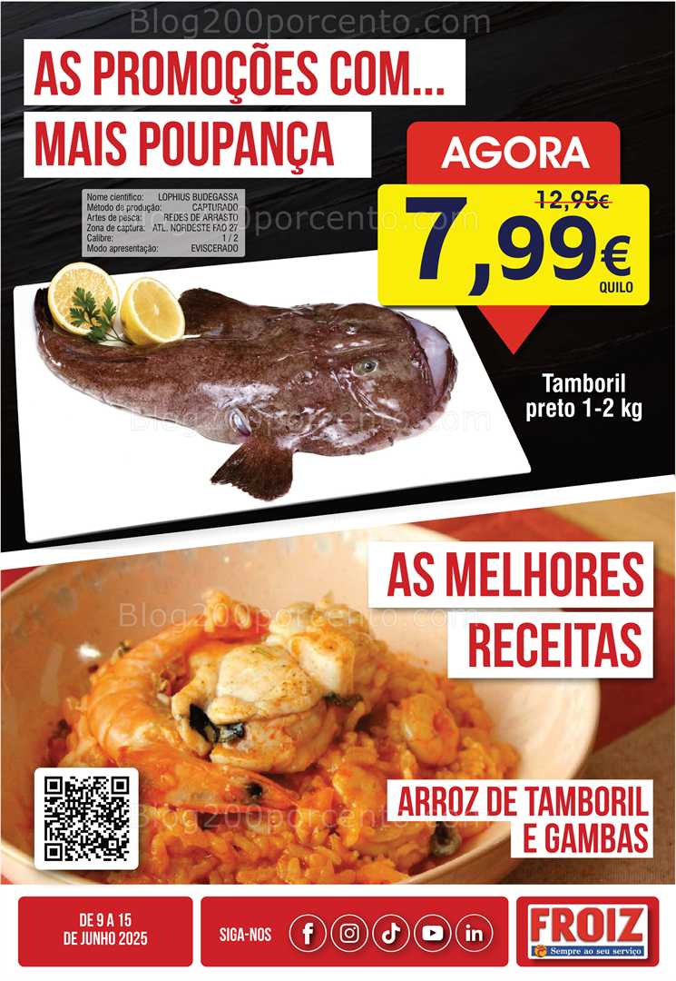 Antevisão Folheto FROIZ Promoções de 9 a 15 junho all