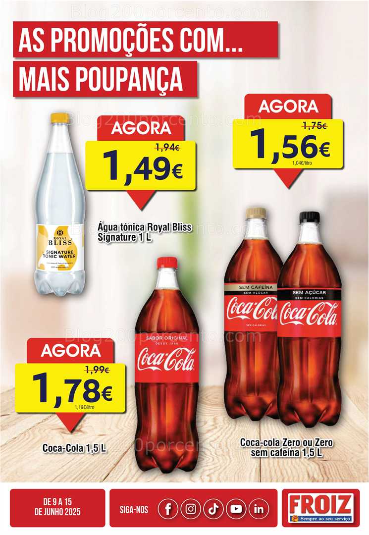 Antevisão Folheto FROIZ Promoções de 9 a 15 junho all