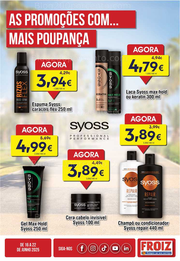 Antevisão Folheto FROIZ Promoções de 16 a 22 junho all
