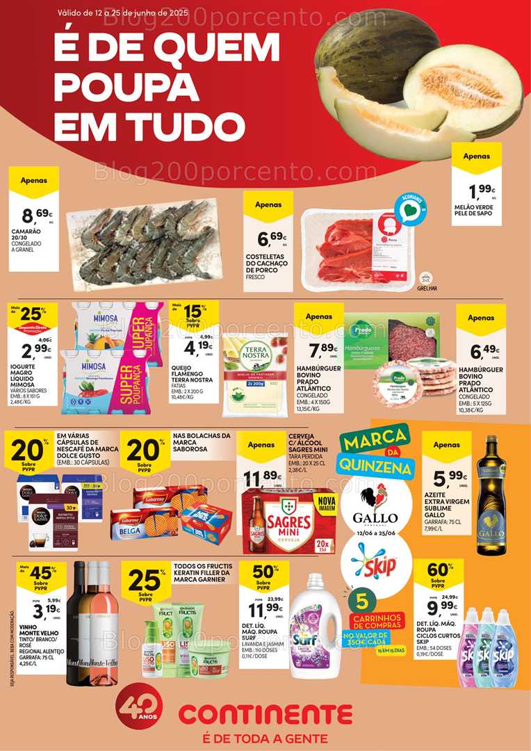 Antevisão Folheto CONTINENTE Açores Promoções de 12 a 25 junho all
