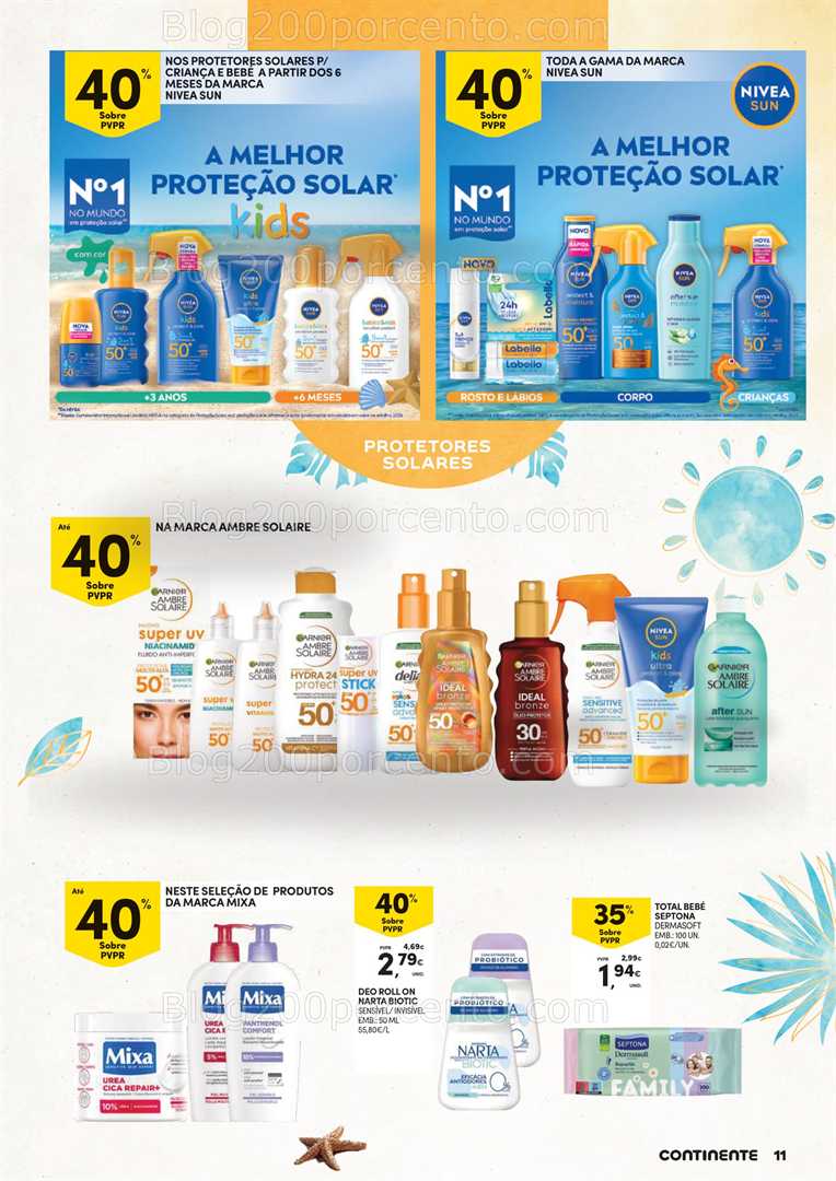 Antevisão Folheto CONTINENTE Açores Verão Promoções até 7 julho all