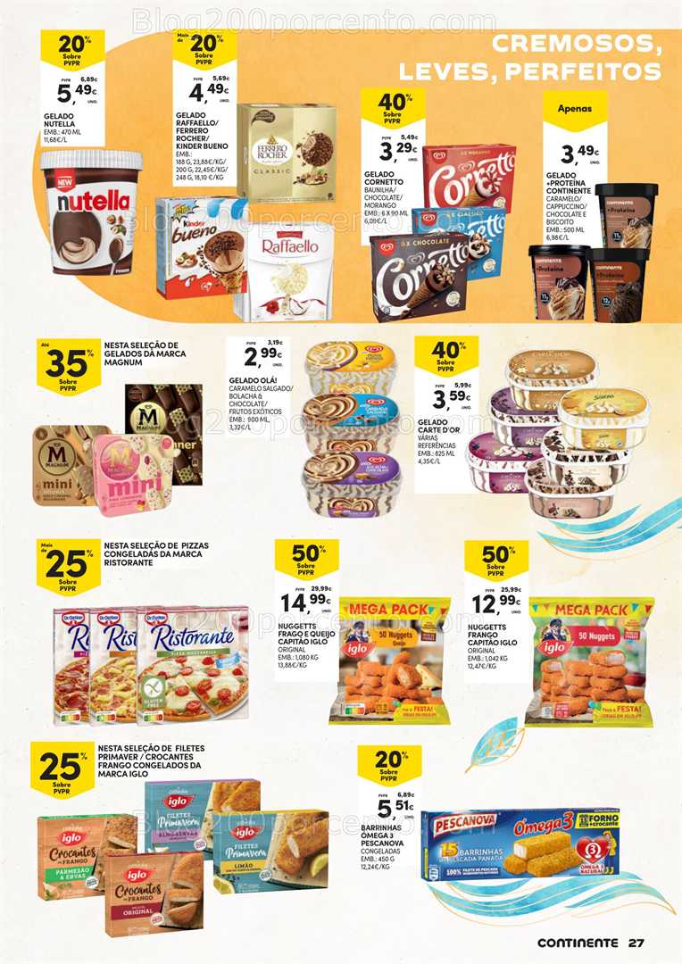 Antevisão Folheto CONTINENTE Açores Verão Promoções até 7 julho all