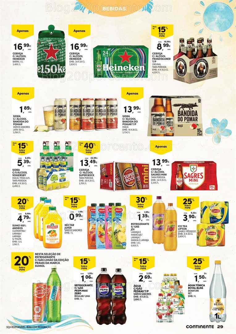 Antevisão Folheto CONTINENTE Açores Verão Promoções até 7 julho all