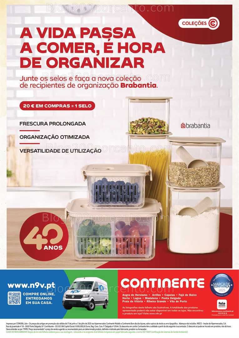Antevisão Folheto CONTINENTE Açores Verão Promoções até 7 julho all