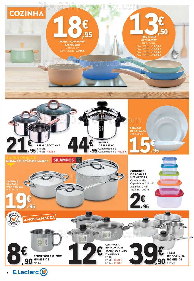 Antevisão Folheto E-LECLERC Bazar Promoções de 19 junho a 2 julho all