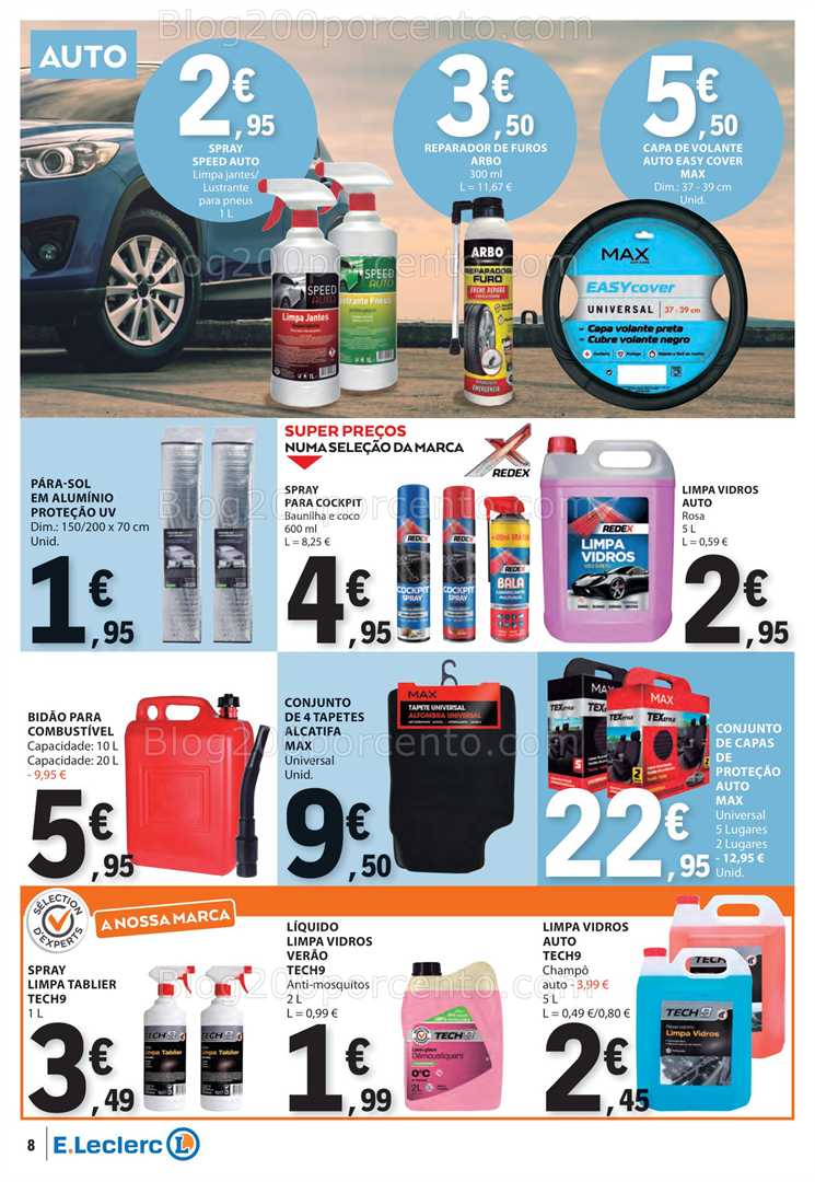 Antevisão Folheto E-LECLERC Bazar Promoções de 19 junho a 2 julho all