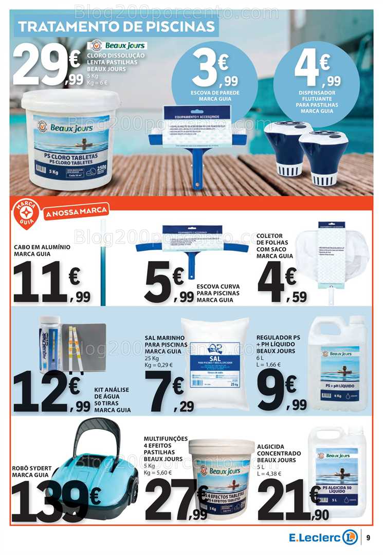 Antevisão Folheto E-LECLERC Bazar Promoções de 19 junho a 2 julho all