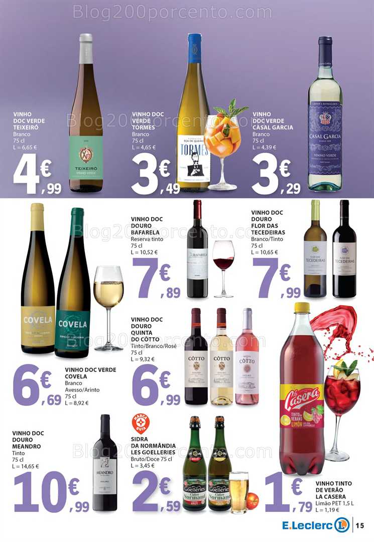 Antevisão Folheto E-LECLERC Gelados, Bebidas e Iogurtes - 17 a 29 junho all