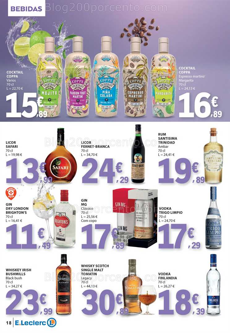 Antevisão Folheto E-LECLERC Gelados, Bebidas e Iogurtes - 17 a 29 junho all