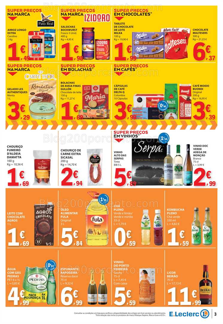 Antevisão Folheto E-LECLERC Promoções Fim de Semana - 13 a 15 junho all