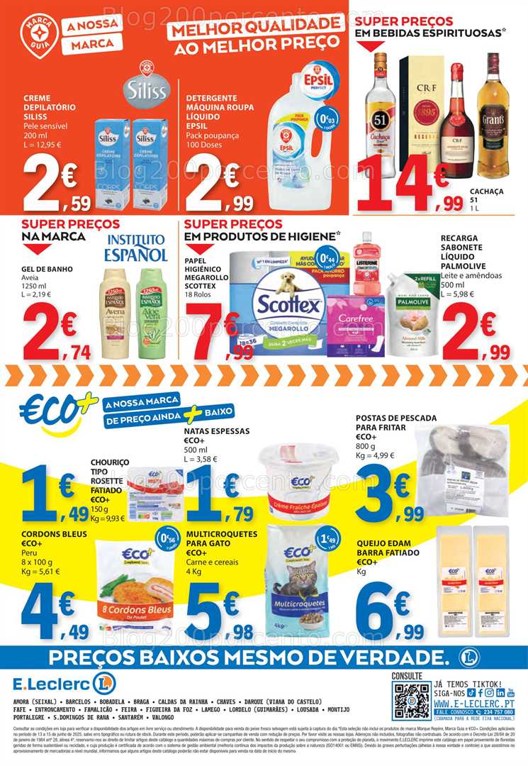 Antevisão Folheto E-LECLERC Promoções Fim de Semana - 13 a 15 junho all