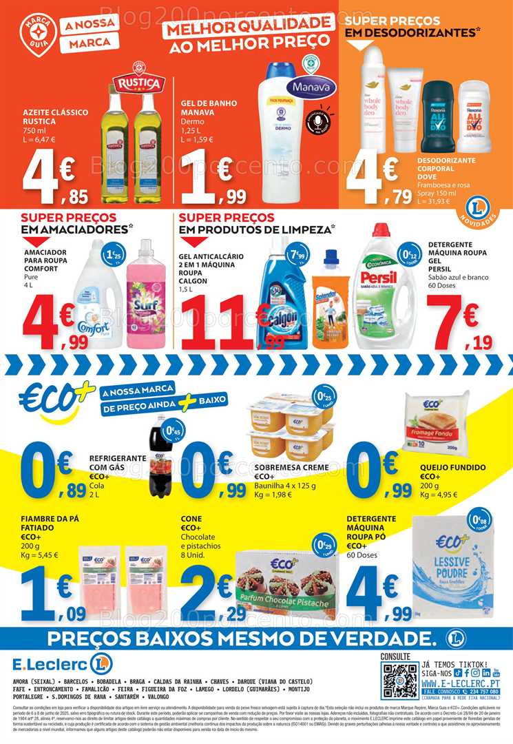 Antevisão Folheto E-LECLERC Promoções de 6 a 8 junho all