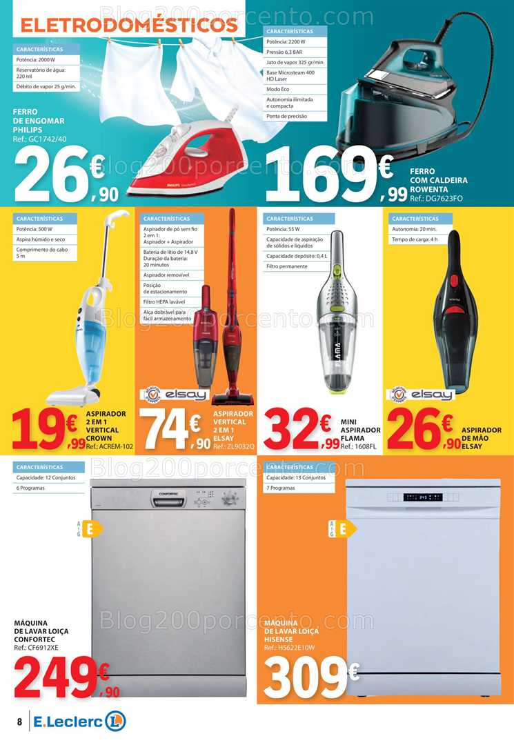 Antevisão Folheto E-LECLERC Limpeza e Bazar 17 a 29 junho all