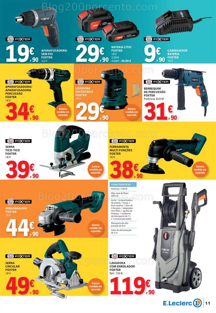Antevisão Folheto E-LECLERC Limpeza e Bazar 17 a 29 junho all