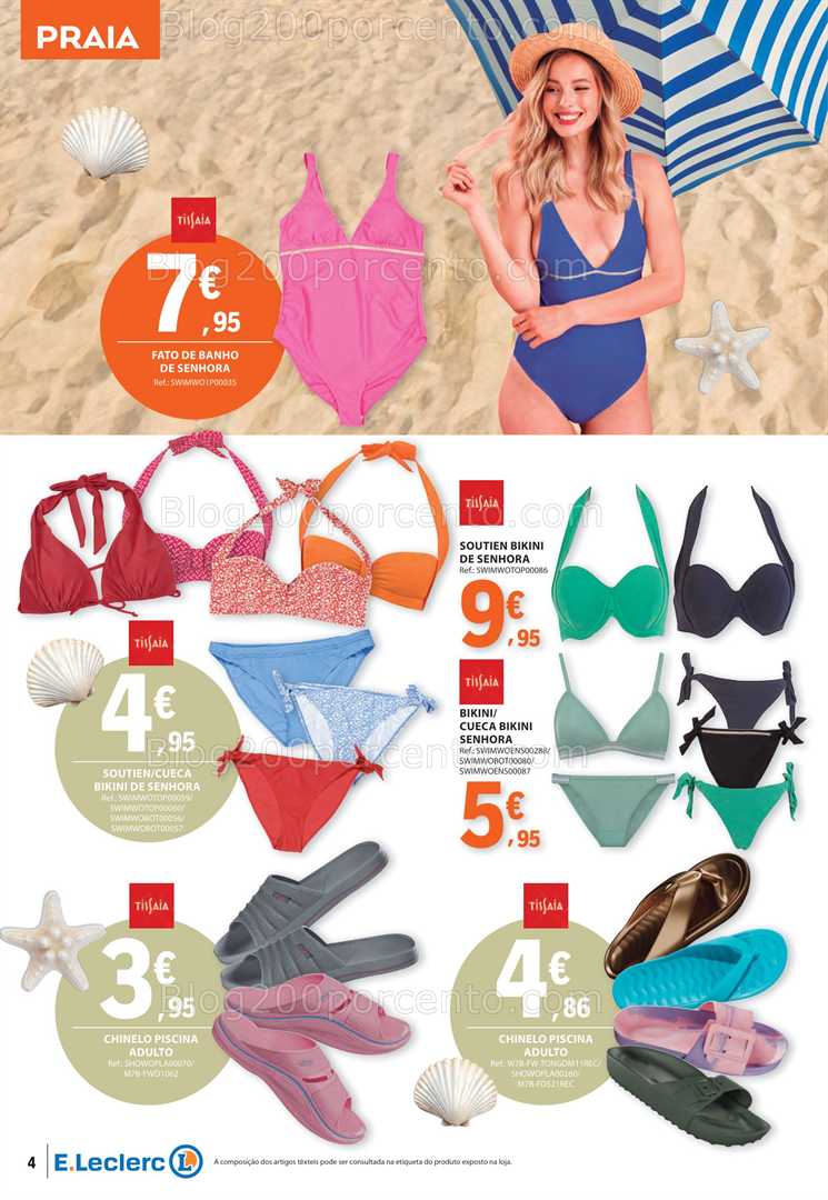 Antevisão Folheto E-LELCERC Especial Praia e Verão Promoções de 10 a 29 junho all